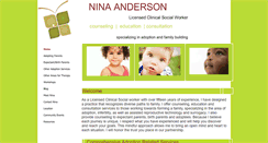 Desktop Screenshot of ninaandersonlcsw.com